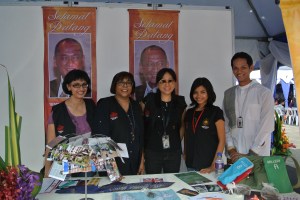 The five of us at the MV booth